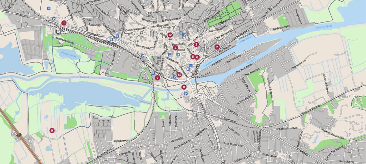 Map of Randers