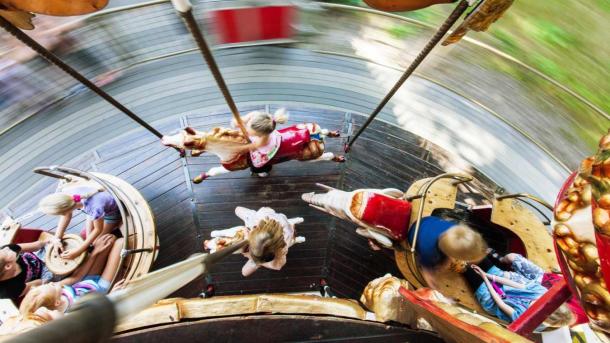 Merry-go-round in Tivoli Friheden, Aarhus