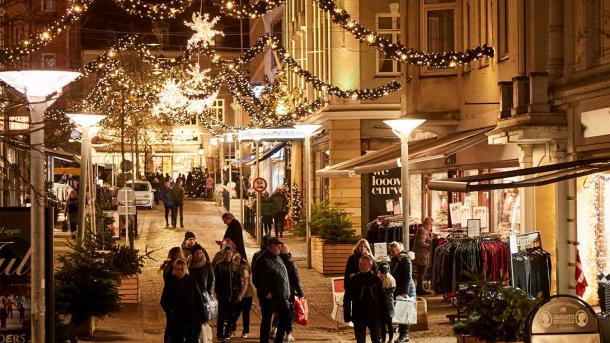 Jul i Randers' gågader