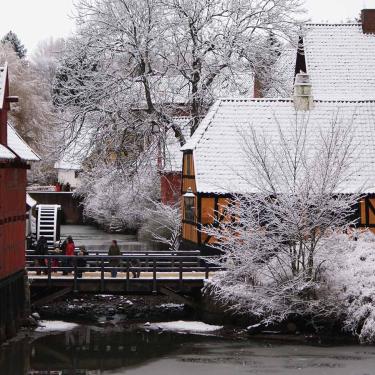 Winter in the Old Town Museum, Aarhus