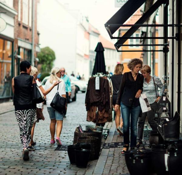 Shopping in Volden in the Latin Quarter, Aarhus