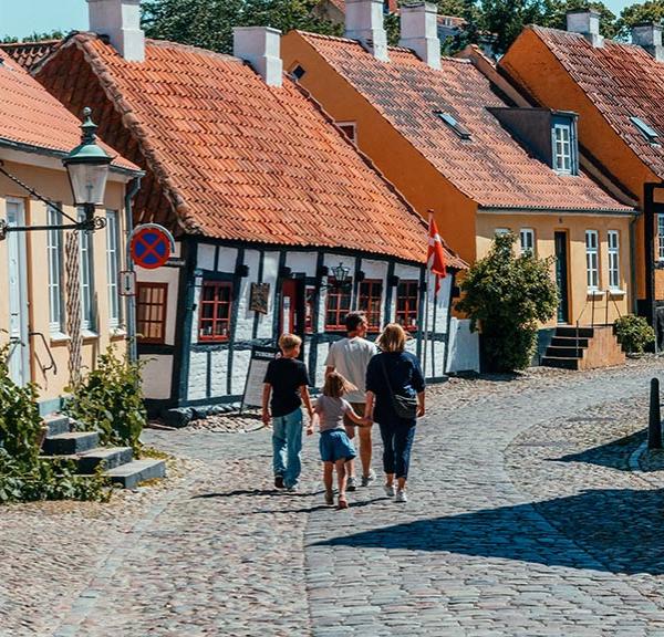 Family Holiday in the charming town Ebeltoft on Djursland