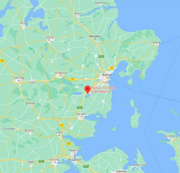 Map Skanderborg kulturhus