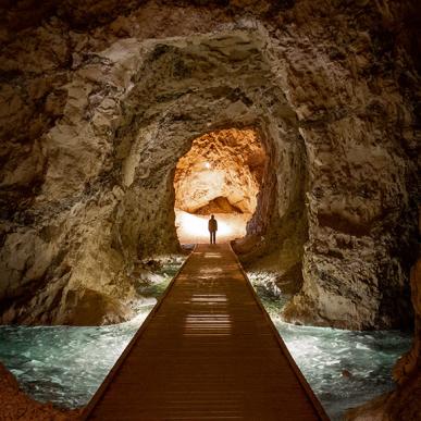 The world largest limestone mines, Mønsted Kalkgruber, by Viborg