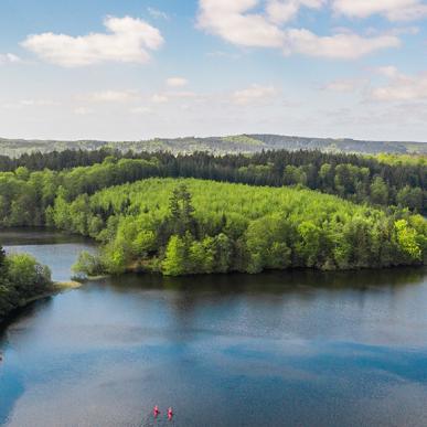 Avnsø og Gudenåen ved Silkeborg