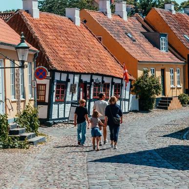 Family Holiday in the charming town Ebeltoft on Djursland