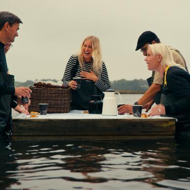 Breakfast on the water at the Coast and Fjord Centre on Djursland