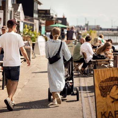 Par og hygge på Aarhus Ø