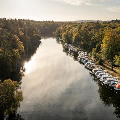 Indelukket ved Gudenåen i Silkeborg