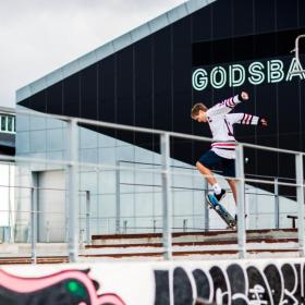 Skater at Godsbanen in Aarhus