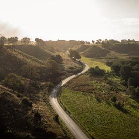 The rolling Dollerup Hills near Viborg