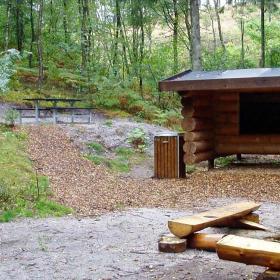 Shelter and outdoor camps in the Lake District