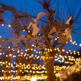 Julstemning i Englehaven i Viborg