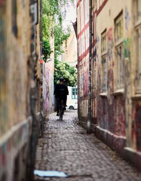 Path in the Latin Quarter, Aarhus