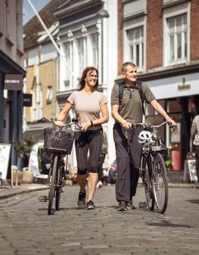 On a bike through the Latiner Quarter in Aarhus