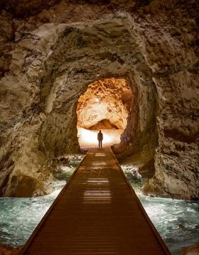 The world largest limestone mines, Mønsted Kalkgruber, by Viborg