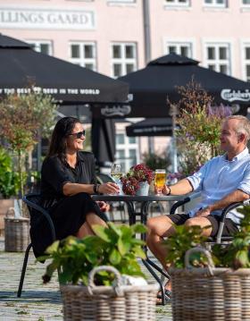 Lunch in Nytorv Square in Viborg