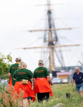 Frivillige ReThinker i Ebeltoft på Djursland