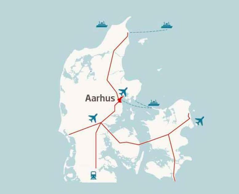 Easy going to and from Aarhus, second city in Denmark VisitAarhus