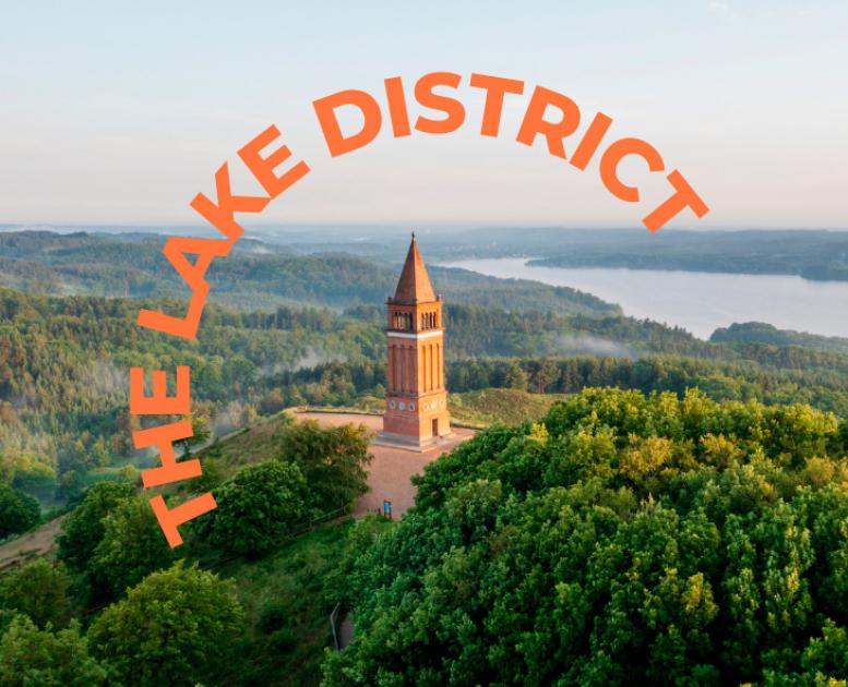 Himmelbjerget in the Lake District with marker